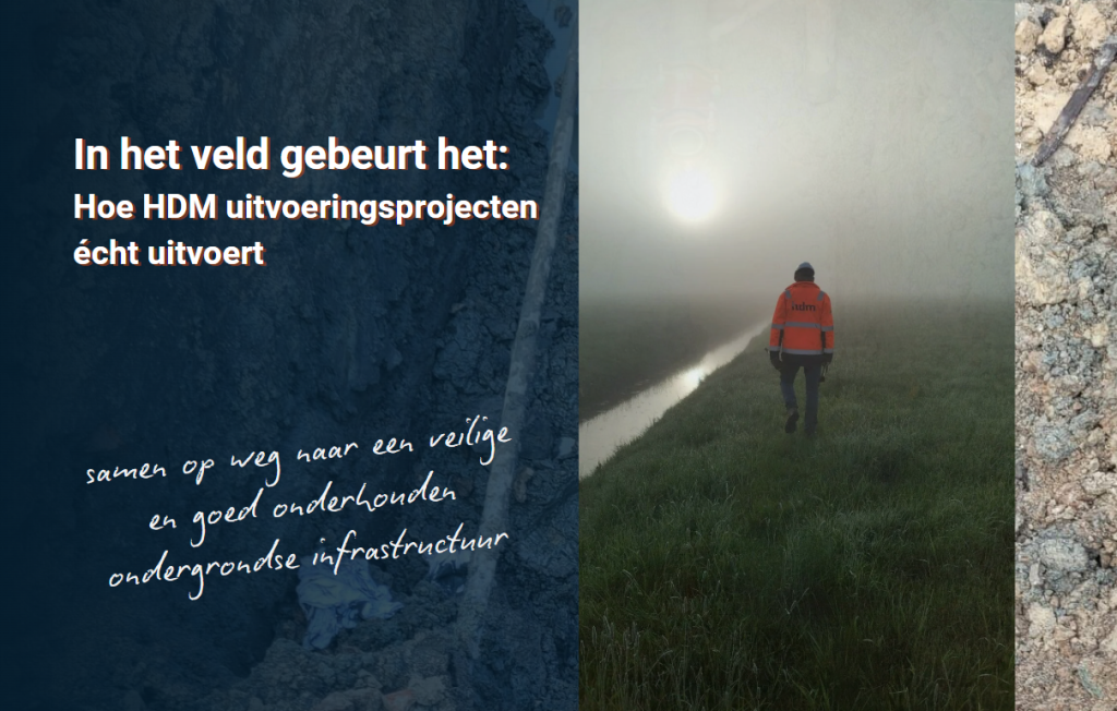 In het veld gebeurt het