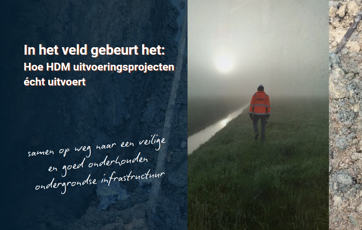 In het veld gebeurt het